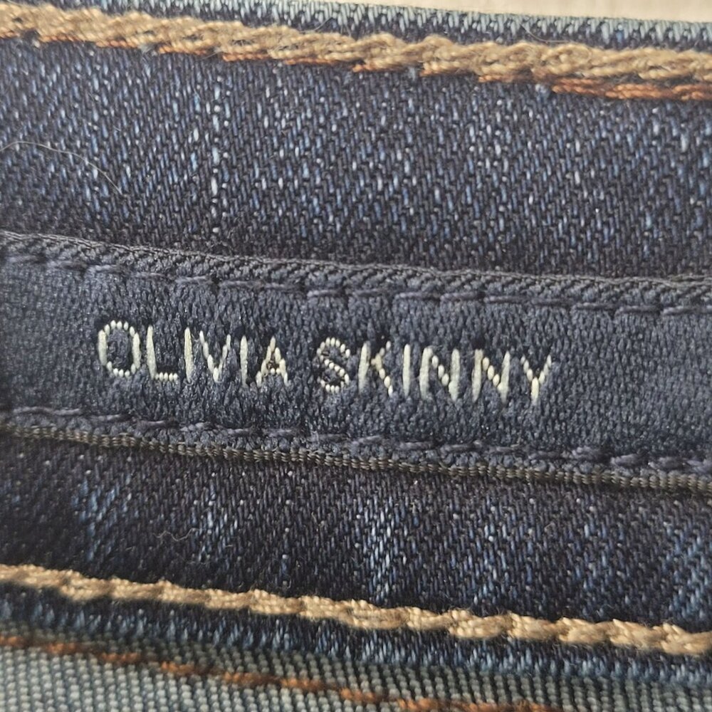 Lucky Brand Olivia Skinny Women's Dark Wash Denim Jeans Size 2/26 - Picture 9 of 12